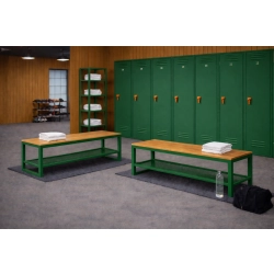 Ławka Metalowa Loft LM-159 Kolor Zielony Siedzisko Drewno Dębowe Loft Rozmiary od 50 cm do 200 cm